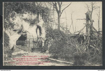 +++ CPA - HOUTHULST - Ruines - Grottes de ND de Lourdes     //