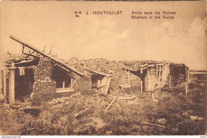 HOUTHULST - Abris dans les Ruines