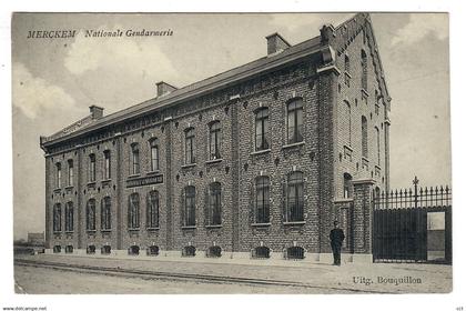 Merckem Merkem Houthulst  Nationale Gendarmerie  Uitg Bouquillon
