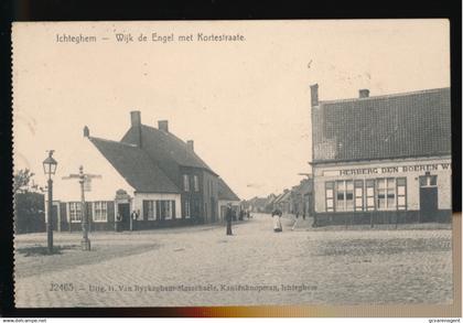 ICHTEGEM    WIJK DE ENGEL MET KORTESTRAATE. ( HERBERG DEN BOEREN ... )