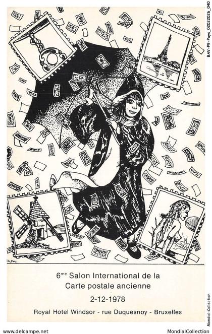 BAVP9-0876-BELGIQUE - 6e salon international de la carte postale ancienne - BRUXELLES