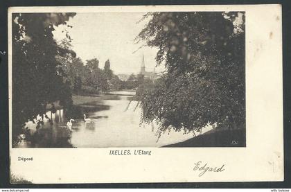 +++ CPA - IXELLES - ELSENE - L'Etang  //