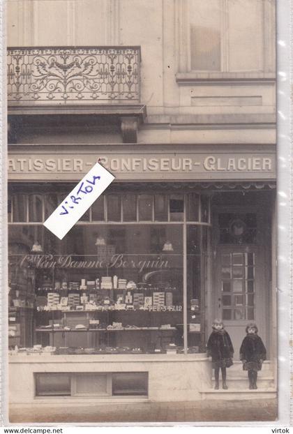 Ixelles -Elsene : Patissier confiseur glacier : ( carte photo : rue malibran 54)  perfect  conditon