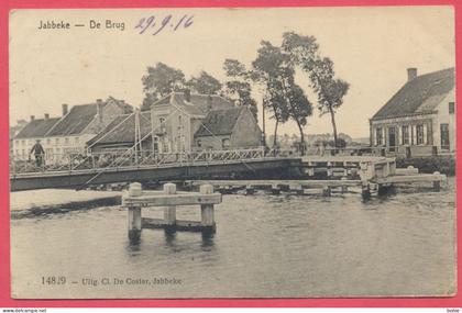 Jabbeke - Flandern - De Brug - Feldpoststation Nr 4 b  / Krieg 1914- 18.