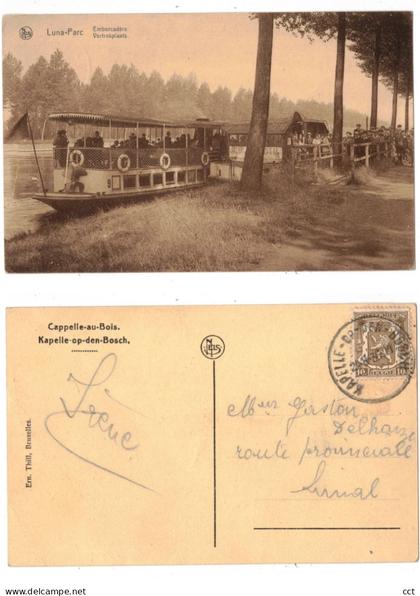 Cappelle-au-Bois   Kapelle-op-den-Bos   Embarcadère Vertrekplaats