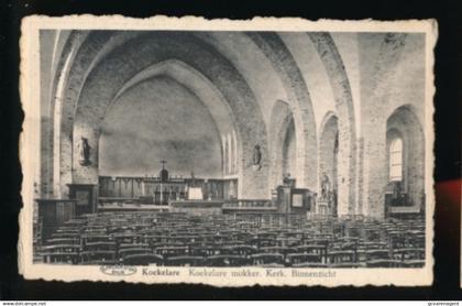 KOEKELARE   MOKKER KERK BINNENZICHT
