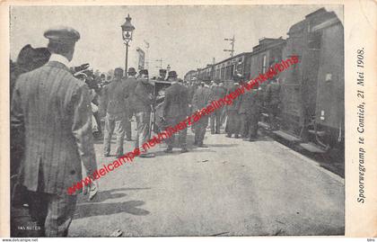 Spoorwegramp Contich 21 Mei 1908 - Kontich