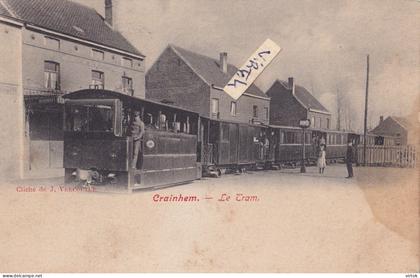 KRAAINEM -  CRAINHEM : LE TRAM -  vicinal   (  see scans )