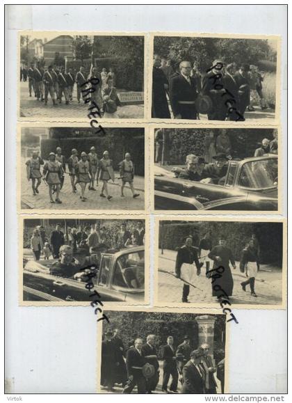 Kraainem : installation du réverend curé 1956  ( 7 oude foto´s  10 x 7 cm Gevaert )