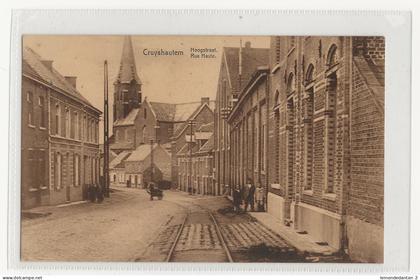 Cruyshautem. Hoogstraat. *