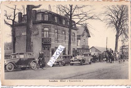 LANAKEN : Hotel  Tournebride  (  old cars )   paarden - ruiters - jacht