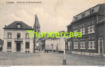 CPA LANDEN PLACE DE LA GENDARMERIE
