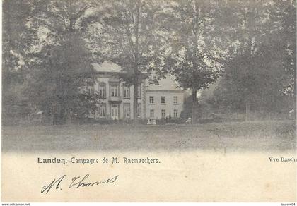 LANDEN.  CAMPAGNE DE M. RAEMAECKERS.