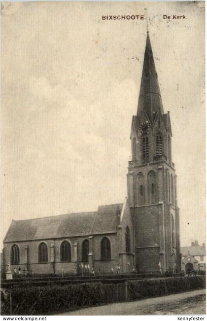 Bixschoote - De Kerk - Bahnpost