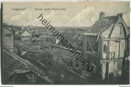 Flandern - Langemark - Strasse nach Poelkapelle - Verlag Zipper Weilburg Lahn Serie 2 Nr. 103
