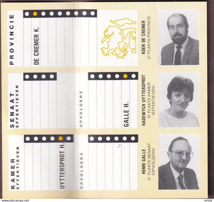 Lede - Aalst :     :  VU  :   verkiezings drukwerk