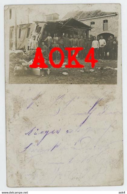 LEDEGEM Flandern 1917 Sanitäts Kompagnie 608 bombardement RFC Feldpost