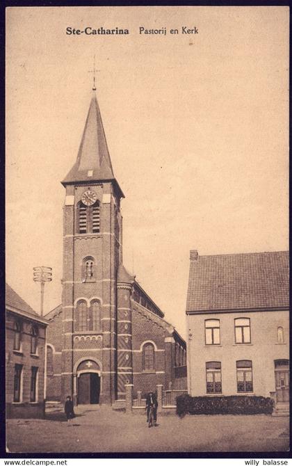 +++ CPA - STE CATHARINA - STE CATHERINE - Sint Katharina - Pastorij en Kerk  //