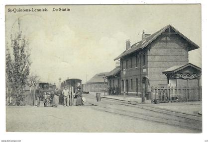 Sint-Quintens-Lennick Sint-Kwintens-Lennik De Statie GARE DU VICINAL