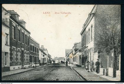 Carte postale - Belgique - Lens - Rue Vallaville (CP25728OK)