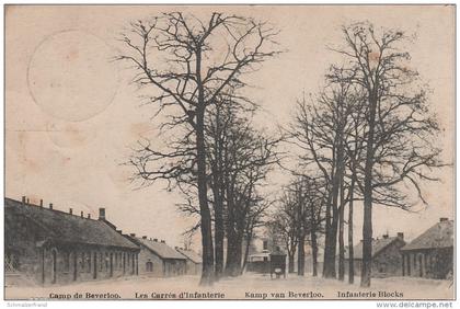 CPA - AK Camp de Beverloo Les Carres d' Infanterie Bourg Leopold Leopoldsburg bei Hasselt Beringen Belgien Belgique