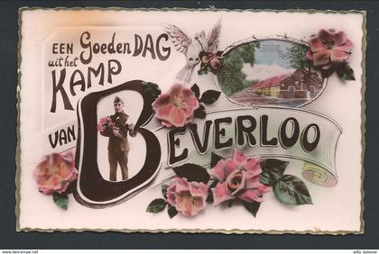 +++ CPA - Een goeden dag uit het Kamp van BEVERLOO - LEOPOLDSBURG - Carte fantaisie  //