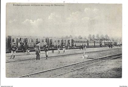 Kamp van Beverloo - Embarquement militaire.
