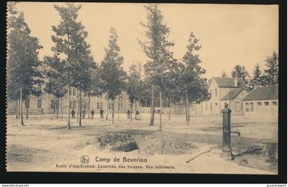 LEOPOLDSBURG    KAMP VAN BEVERLOO. ECOLE D'APPLICATION CASERNES DES TROUPES VUE INTERIEURE