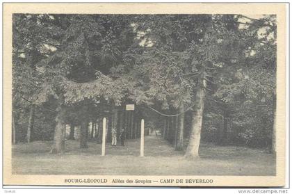 Leopoldsburg - kamp van Beverloo -  allée des soupirs