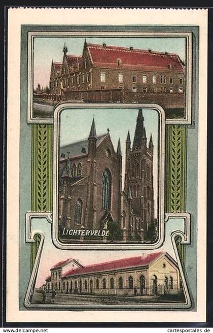 AK Lichtervelde, Kirche, Gebäudeansichten