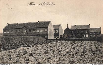 BELGIQUE - Liedekerke - Klooster en Meisjeschool - école - institut - potager - Carte Postale Ancienne