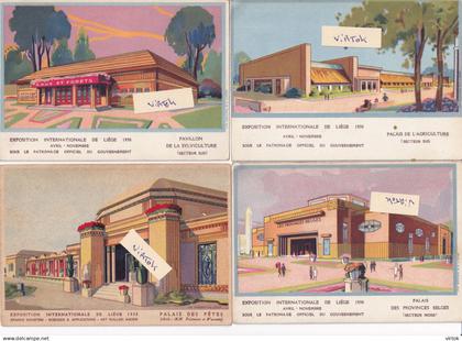 Liège - Luik :   17   CPA     exposition  internationale 1930  (  see scans )