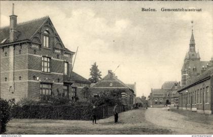 CPA Baelen Wallonien Lüttich, Gemeentehuisstraat