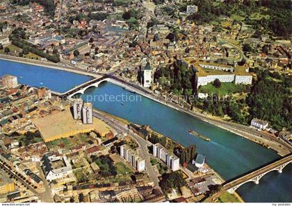 Huy Hoei Liege Belgie Fliegeraufnahme