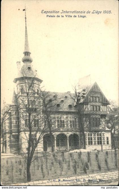 Liege Luettich Liege Exposition Palais Ville Liege