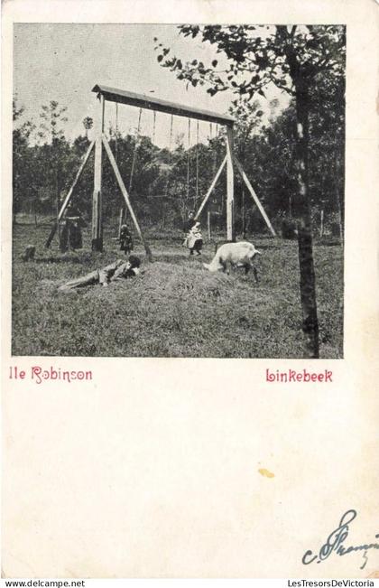 [-20%] BELGIQUE - Brabant Flamand - Linkebeek - Ile Robinson - Carte postale ancienne