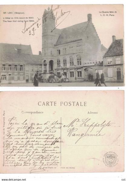 Loo  Lo-Reninge   L'Hôtel de Ville de 1640