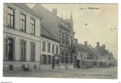 Loo  Lo-Reninge   Weststraat    Edit Drukkerij Wed Ghyssaert