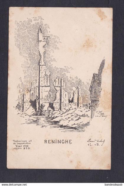 Vente immediate Lo Reninge  Reninghe  Ruines Guerre 14-18  47670