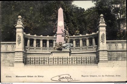 CPA Arlon Aarlen Wallonien Luxemburg, Monument Orban de Xivry