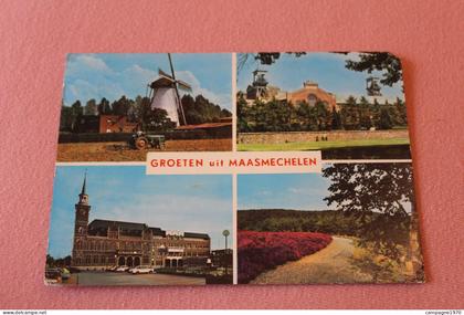 CPA - MAASMECHELEN - GROETEN UIT ... ( 4 ZICHTEN - MOLEN MOULIN KOLENMIJN CHARBONNAGE ... )