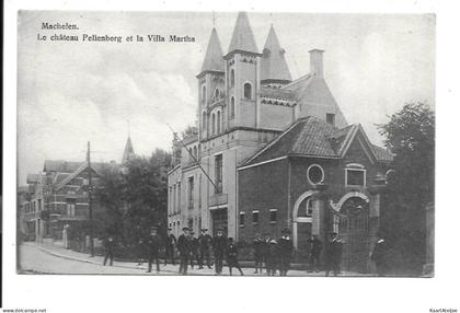 Machelen - Le chateau Pellenberg et la Villa Martha.