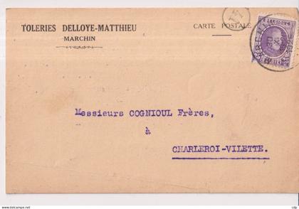 carte postale industrielle MARCHIN  1926