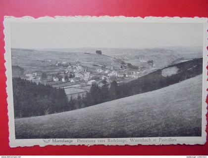 Martelange :Panorama vers Radelange, Wisembach et Fauvillers (M108)
