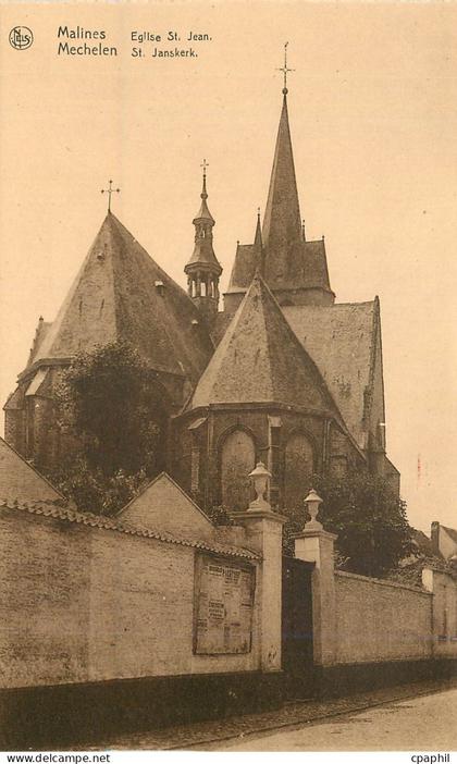 CPM Malines Eglise St Jean