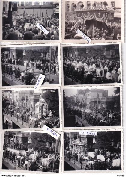 Mechelen :  processie :  33  originele foto's    9 x 6 cm  (  ook  foto's in de bruul getrokken )