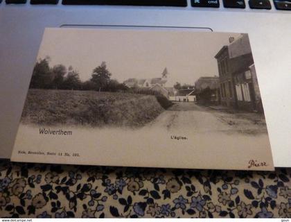 Cpa Meise Wolverthem L'église