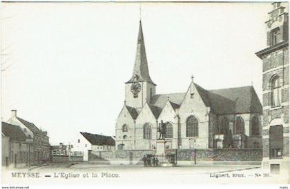 Meise/Meysse. Eglise et Place.
