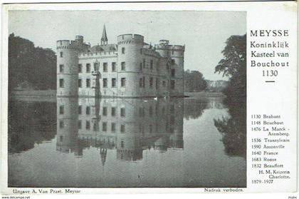 Meise. Meysse. Kasteel van Bouchout.