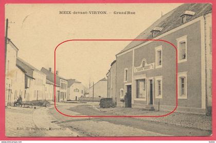 Meix-devant-Virton - Belgique : Grand'Rue - Café Guiot - 1906.